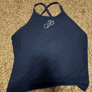 PINK Victoria's Secret Navy Halter Top